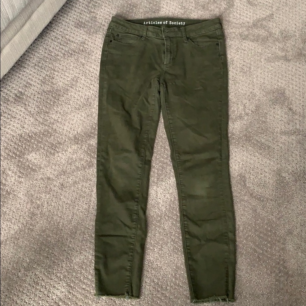 Articles of Society frayed cuff jeans